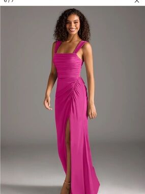 Azazie- New SZ L/XL Custom Size Style Jesaphine Fuchsia